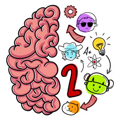 اختبار الدماغ 2 قصص صعبة